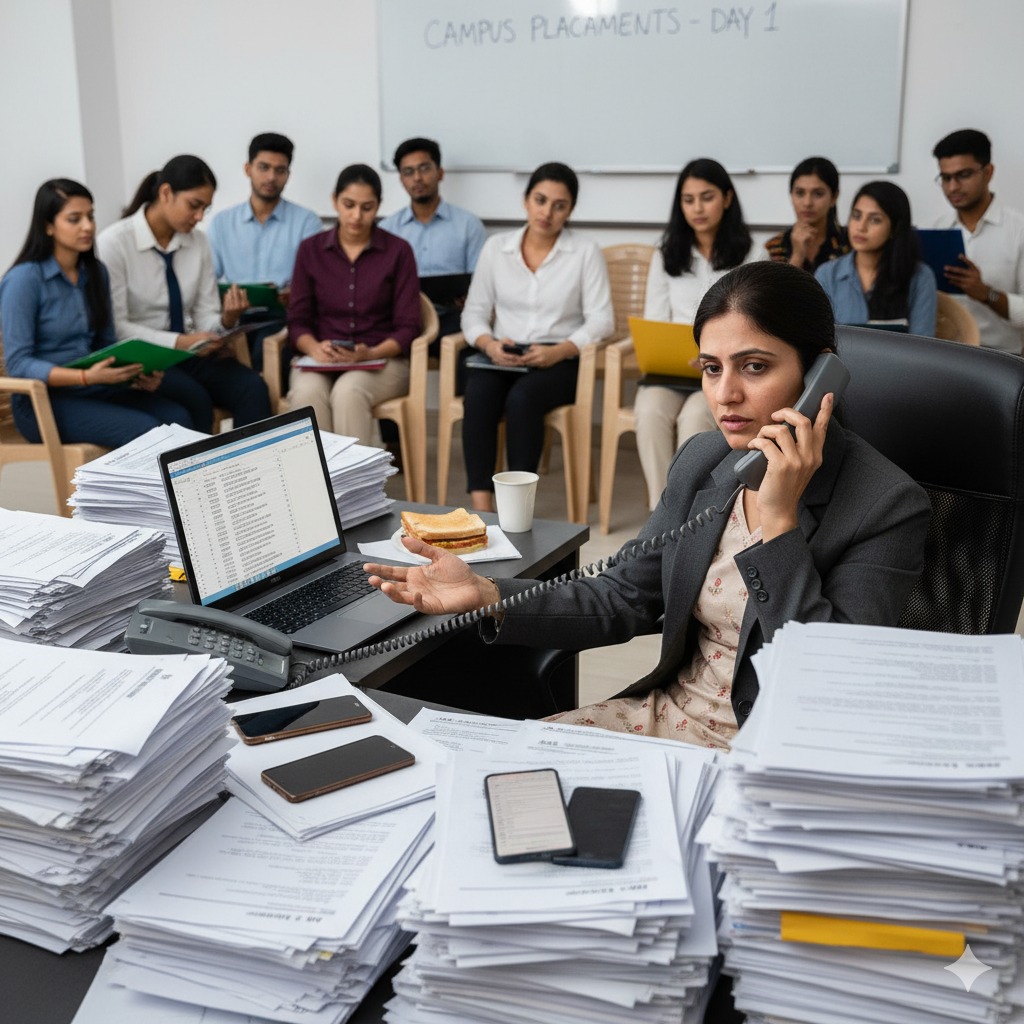 HR professional feeling overwhelmed